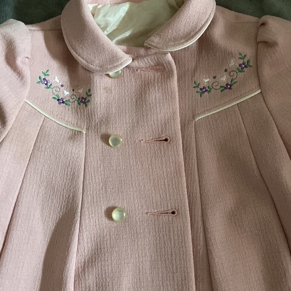 Cute Togs Vintage Pea Coat Size 24 Months - Picture 5 of 7